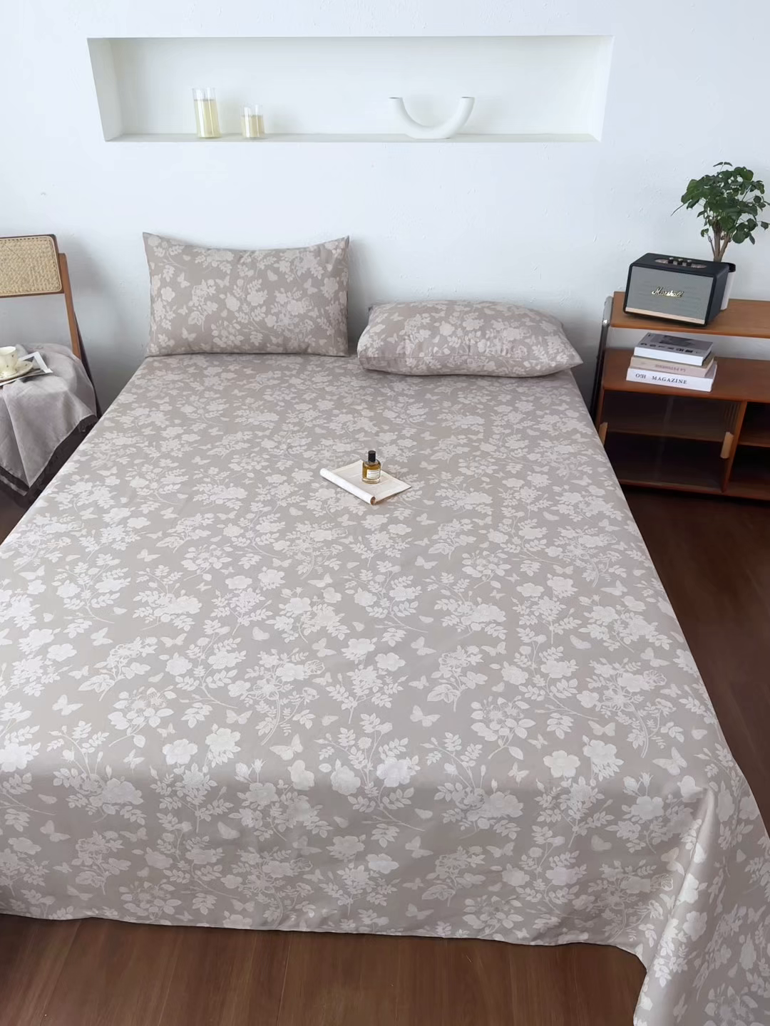 91家纺网 家纺一手货源 找家纺 爱彼家纺 2026新款A类亚麻老粗布单床单床单三件套-亚麻老粗布 亚麻粗布-杏野