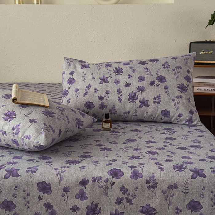 91家纺网 家纺一手货源 找家纺 爱彼家纺 2026新款A类亚麻老粗布单床单床单三件套-亚麻老粗布 亚麻粗布-薰衣草