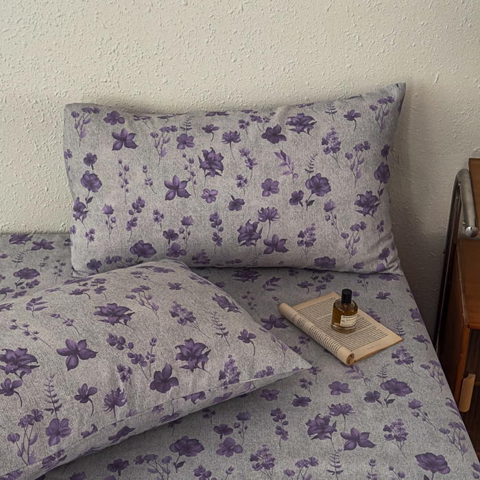 91家纺网 家纺一手货源 找家纺 爱彼家纺 2026新款A类亚麻老粗布单床单床单三件套-亚麻老粗布 亚麻粗布-薰衣草