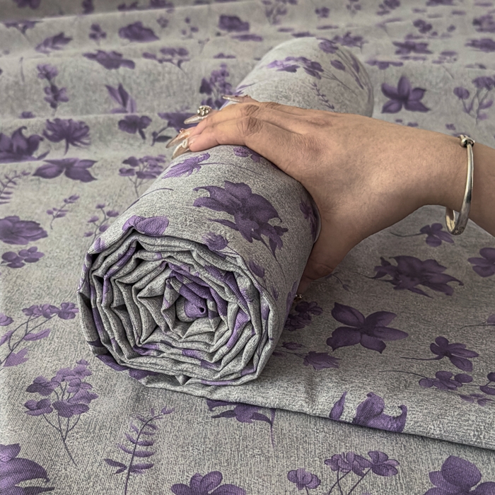 91家纺网 家纺一手货源 找家纺 爱彼家纺 2026新款A类亚麻老粗布单床单床单三件套-亚麻老粗布 亚麻粗布-薰衣草