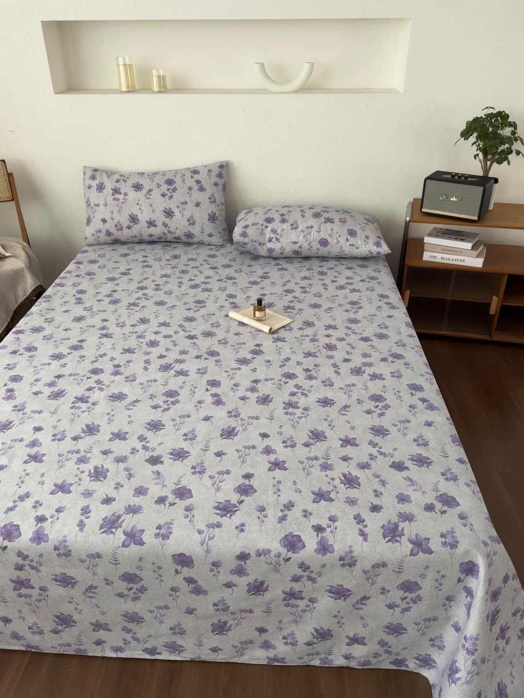 91家纺网 家纺一手货源 找家纺 爱彼家纺 2026新款A类亚麻老粗布单床单床单三件套-亚麻老粗布 亚麻粗布-薰衣草