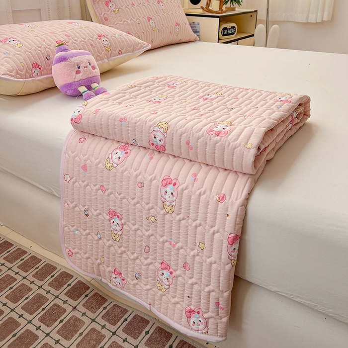 维娜斯家纺 2026新款双层纱防水隔尿床垫婴儿垫姨妈垫 小兔莉莉