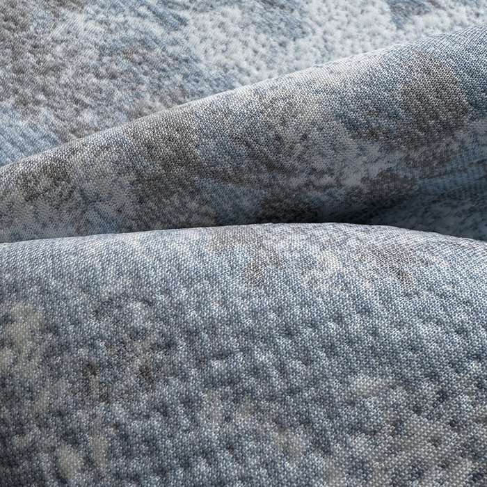 91家纺网 家纺一手货源 找家纺 伊人坊 2026新款A类550克凉感提花值过0.21冰豆豆家用凉席子三件套夏季---床笠款 繁花-蓝