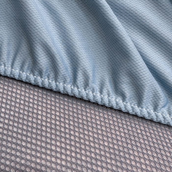 91家纺网 家纺一手货源 找家纺 伊人坊 2026新款A类550克凉感提花值过0.21冰豆豆家用凉席子三件套夏季---床笠款 繁花-蓝