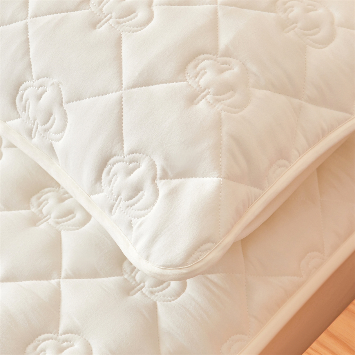 91家纺网 家纺一手货源 找家纺 （总）柔品 2026新款牛奶棉新疆棉花夹棉床笠