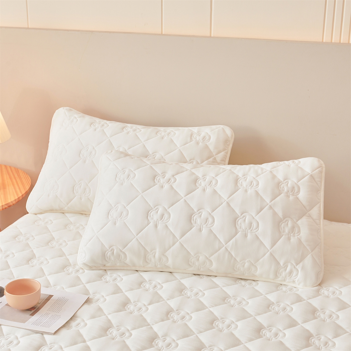 91家纺网 家纺一手货源 找家纺 （总）柔品 2026新款牛奶棉新疆棉花夹棉床笠