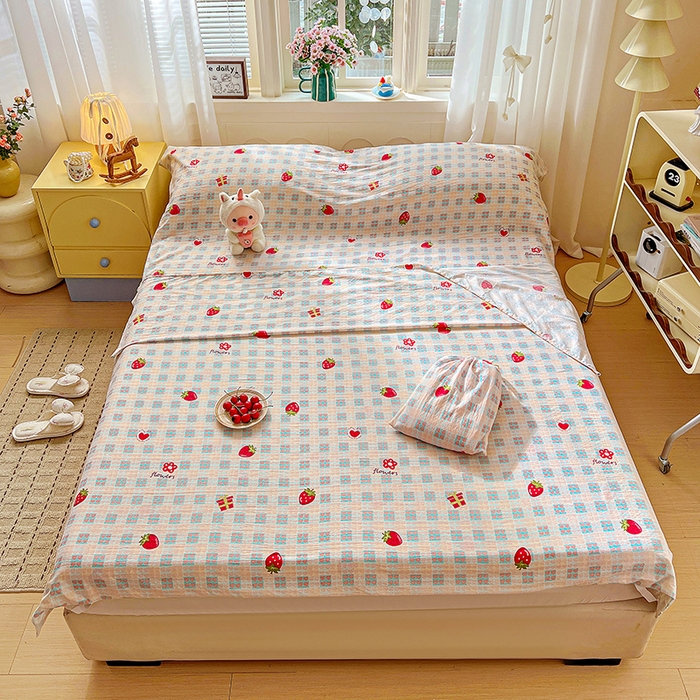 91家纺网 家纺一手货源 找家纺 （总）维娜斯家纺 2026新款双层纱旅行酒店隔脏睡袋