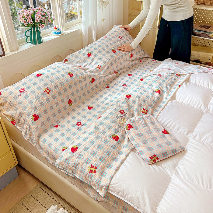 91家纺网 家纺一手货源 找家纺 （总）维娜斯家纺 2026新款双层纱旅行酒店隔脏睡袋