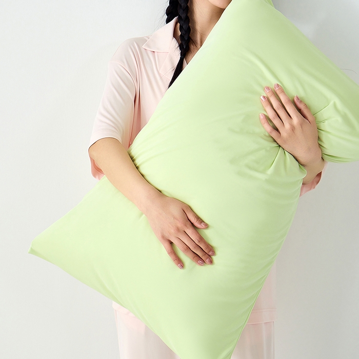 91家纺网 家纺一手货源 找家纺 LADYCOCO可可家居 2026新款coolmate多巴胺色系凉感枕套 枕套-绿