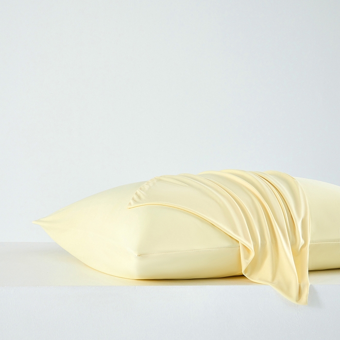 91家纺网 家纺一手货源 找家纺 LADYCOCO可可家居 2026新款coolmate多巴胺色系凉感枕套 枕套-黄