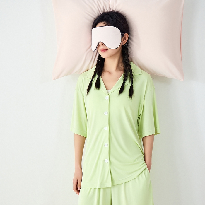 91家纺网 家纺一手货源 找家纺 LADYCOCO可可家居 2026新款coolmate多巴胺色系凉感枕套 枕套-粉