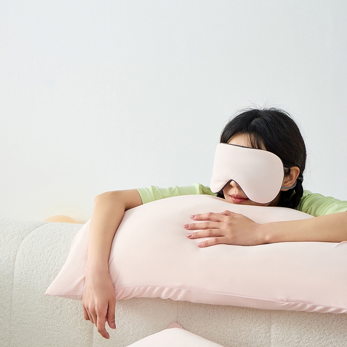 91家纺网 家纺一手货源 找家纺 LADYCOCO可可家居 2026新款coolmate多巴胺色系凉感枕套 枕套-粉