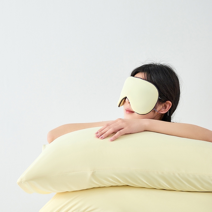 91家纺网 家纺一手货源 找家纺 LADYCOCO可可家居 2026新款coolmate多巴胺色系凉感枕套 枕套-黄