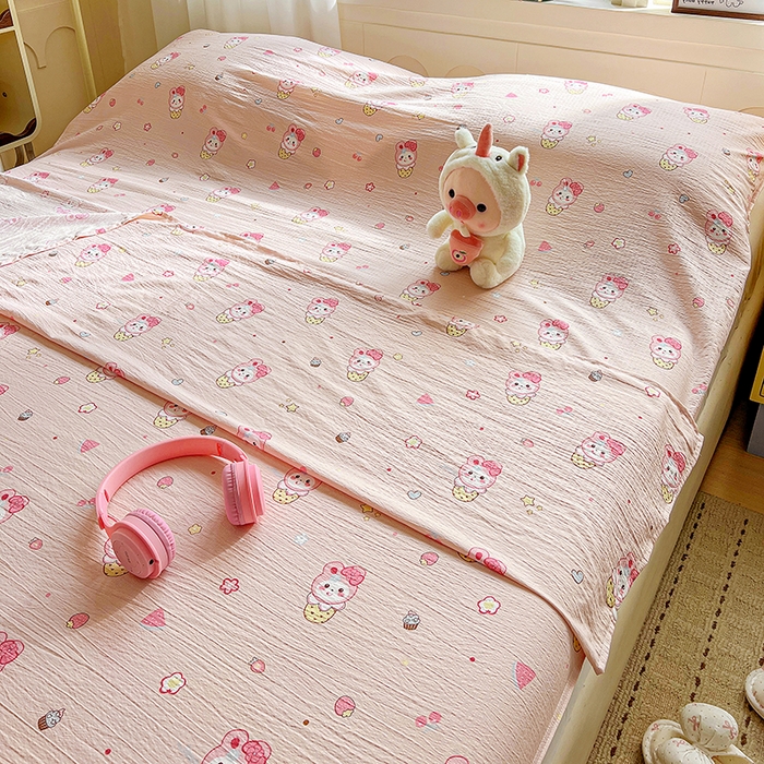 91家纺网 家纺一手货源 找家纺 维娜斯家纺 2026新款双层纱旅行酒店隔脏睡袋 小兔莉莉