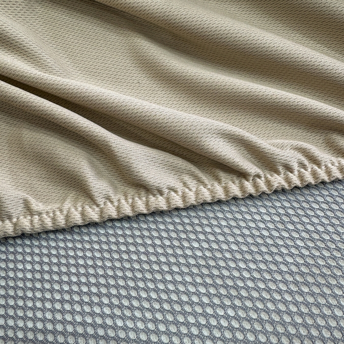 91家纺网 家纺一手货源 找家纺 伊人坊 2026新款A类550克凉感提花值过0.21冰豆豆家用凉席子三件套夏季---床笠款 花蝴蝶-咖