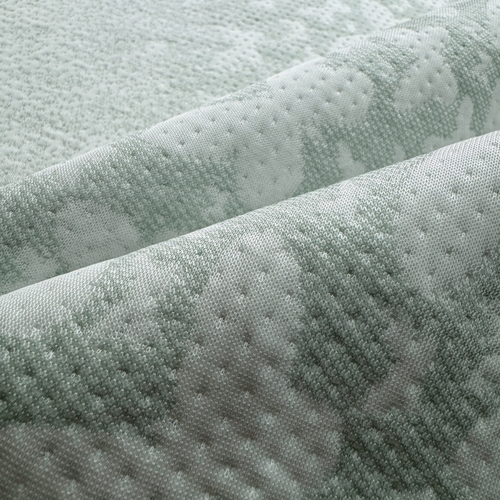 91家纺网 家纺一手货源 找家纺 伊人坊 2026新款A类550克凉感提花值过0.21冰豆豆家用凉席子三件套夏季---床笠款 花蝴蝶-绿