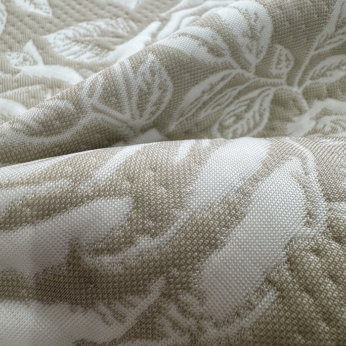 91家纺网 家纺一手货源 找家纺 伊人坊 2026新款A类550克凉感提花值过0.21冰豆豆家用凉席子三件套夏季---床笠款 玫瑰-咖