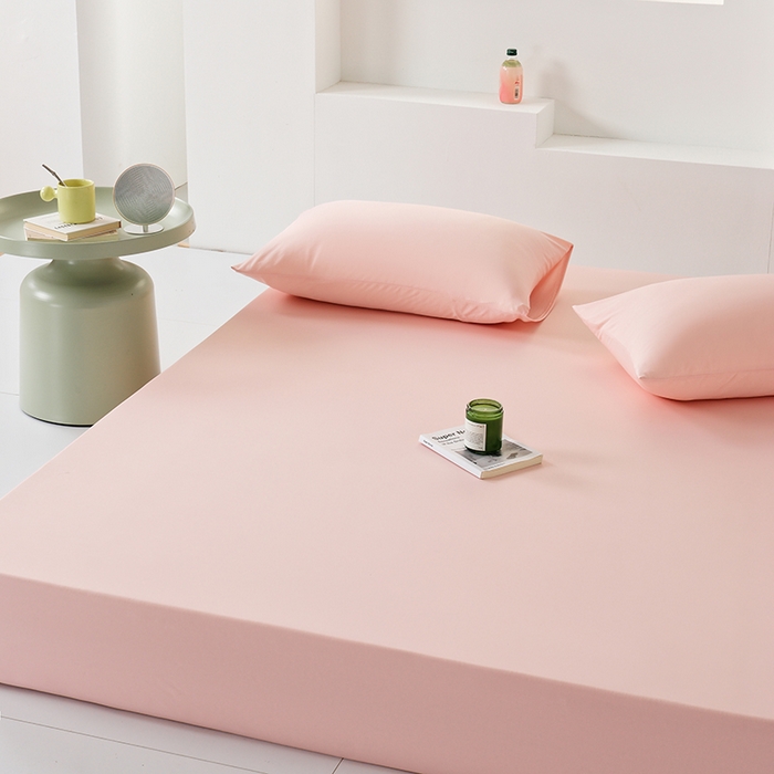 91家纺网 家纺一手货源 找家纺 LADYCOCO可可家居 2026新款PE冰锦丝语床笠枕套 清凉粉