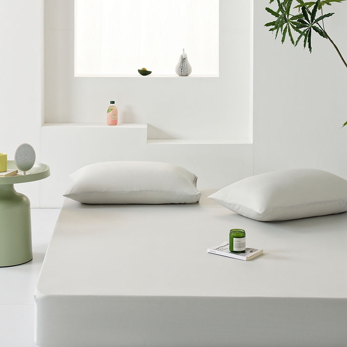 91家纺网 家纺一手货源 找家纺 LADYCOCO可可家居 2026新款PE冰锦丝语床笠枕套 夏夜灰