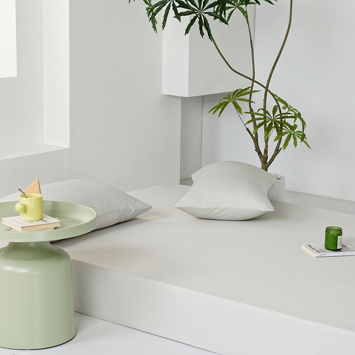 91家纺网 家纺一手货源 找家纺 LADYCOCO可可家居 2026新款PE冰锦丝语床笠枕套 夏夜灰