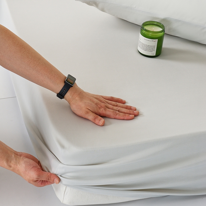 91家纺网 家纺一手货源 找家纺 LADYCOCO可可家居 2026新款PE冰锦丝语床笠枕套 夏夜灰