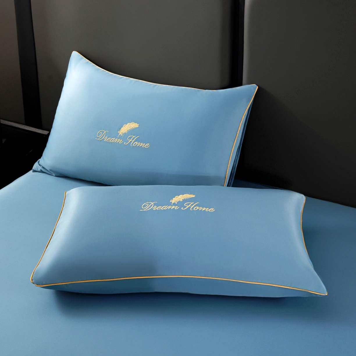 91家纺网 家纺一手货源 找家纺 （总）维娜斯家纺 2026新款绣花冰丝夏被四件套