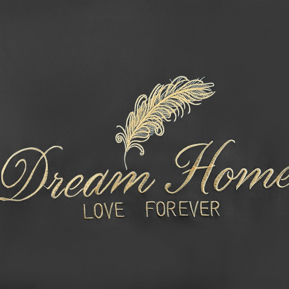 91家纺网 家纺一手货源 找家纺 维娜斯家纺 2026新款绣花冰丝夏被四件套 灰色