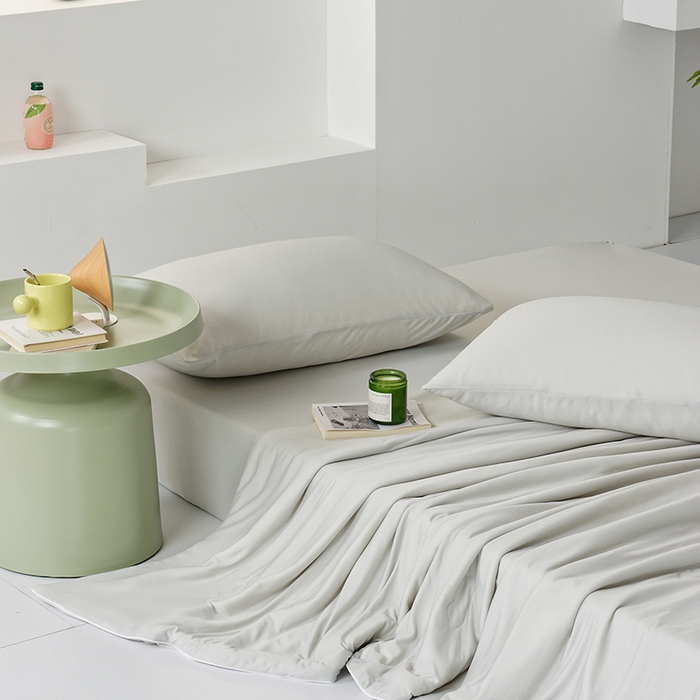 91家纺网 家纺一手货源 找家纺 LADYCOCO可可家居 2026新款PE冰锦丝语夏凉被 夏夜灰