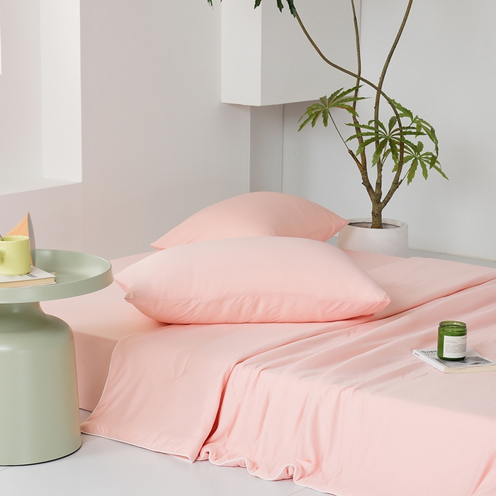 91家纺网 家纺一手货源 找家纺 LADYCOCO可可家居 2026新款PE冰锦丝语夏凉被 清凉粉