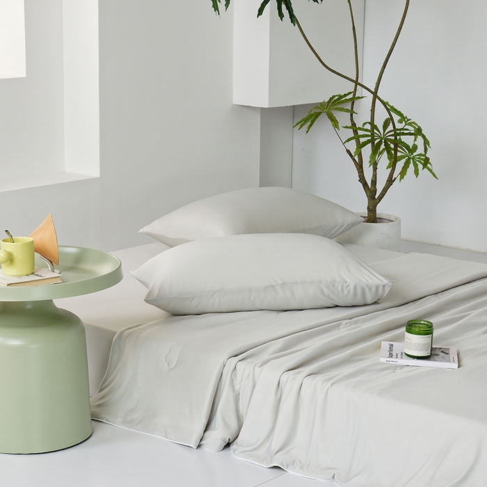 91家纺网 家纺一手货源 找家纺 LADYCOCO可可家居 2026新款PE冰锦丝语夏凉被 夏夜灰