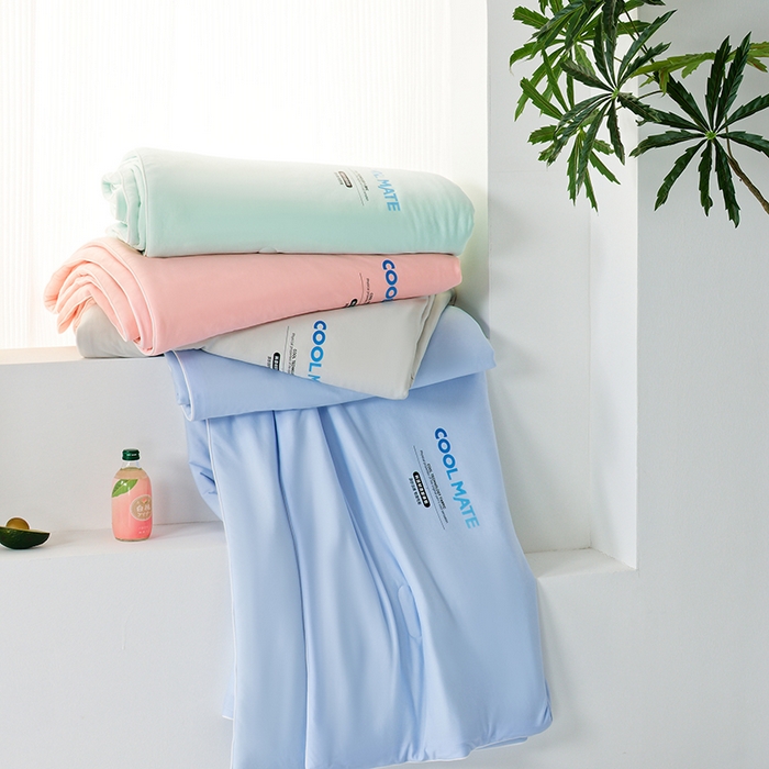 91家纺网 家纺一手货源 找家纺 LADYCOCO可可家居 2026新款PE冰锦丝语夏凉被 微风蓝