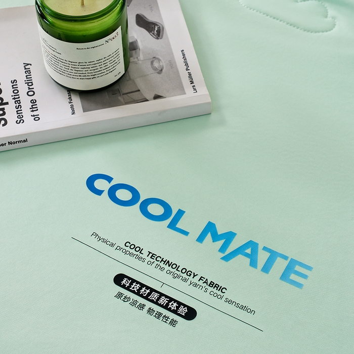 91家纺网 家纺一手货源 找家纺 LADYCOCO可可家居 2026新款PE冰锦丝语夏凉被 琥珀绿