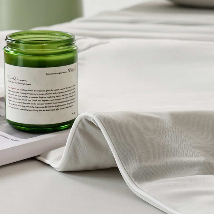 91家纺网 家纺一手货源 找家纺 LADYCOCO可可家居 2026新款PE冰锦丝语夏凉被 夏夜灰