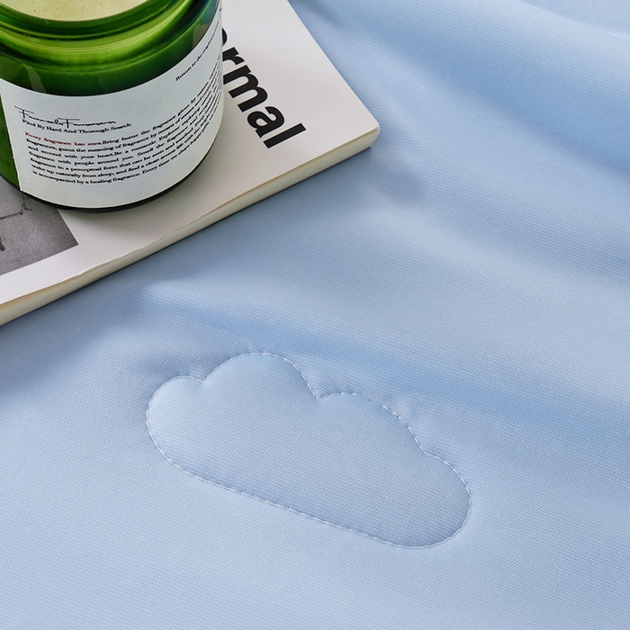 91家纺网 家纺一手货源 找家纺 LADYCOCO可可家居 2026新款PE冰锦丝语夏凉被 微风蓝