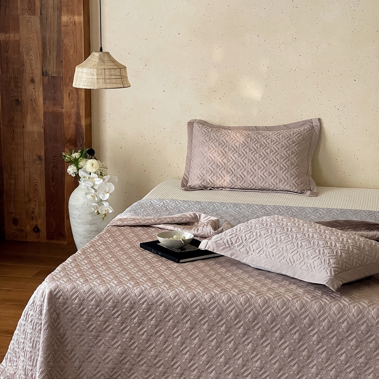 91家纺网 家纺一手货源 找家纺 （总）傲蕾良品 2026新款韩国高量子冰丝床盖款软凉席