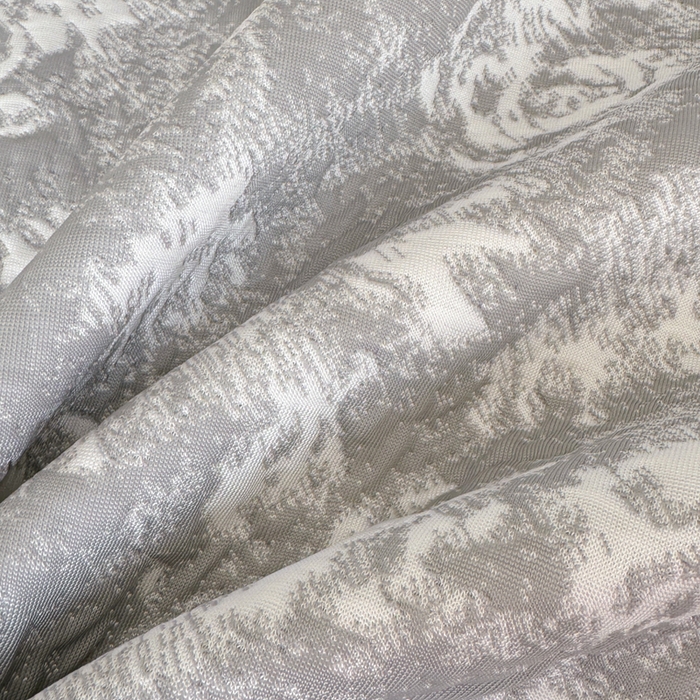 91家纺网 家纺一手货源 找家纺 懒猫家纺 2026新款凉感提花床裙款凉席洛可可系列 洛可可-灰