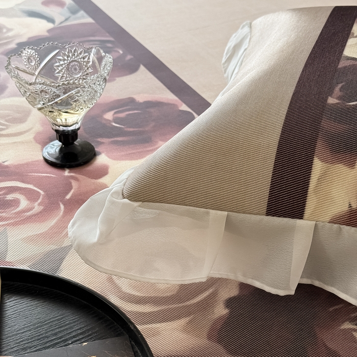 91家纺网 家纺一手货源 找家纺 （总）懒猫家纺 2026新款高精密冰丝雪纺床裙凉席