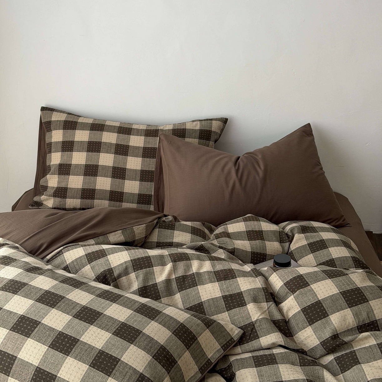 91家纺网 家纺一手货源 找家纺 （总）蜜宿 2026新款全棉纯棉提花四件套-柏柏星光