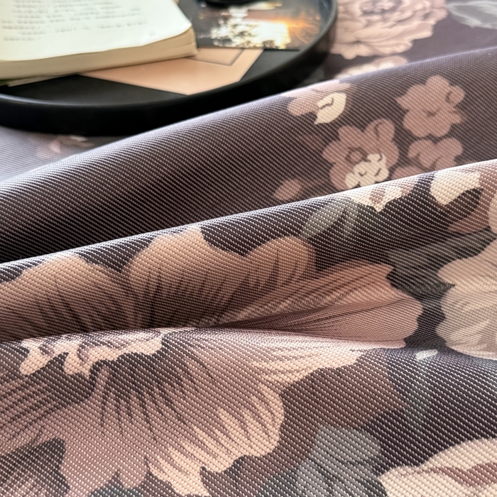 91家纺网 家纺一手货源 找家纺 懒猫家纺 2026新款高精密冰丝雪纺床裙凉席 阑夜