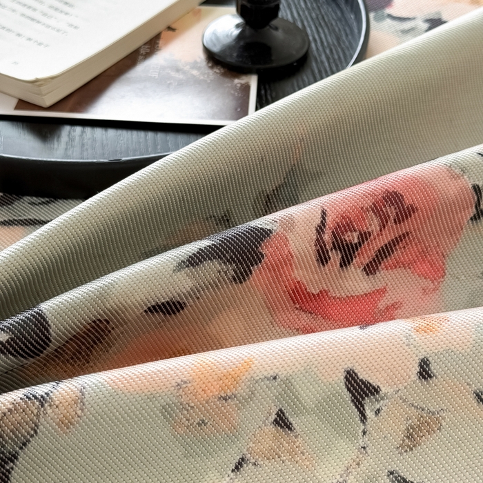 91家纺网 家纺一手货源 找家纺 懒猫家纺 2026新款高精密冰丝雪纺床裙凉席 流年