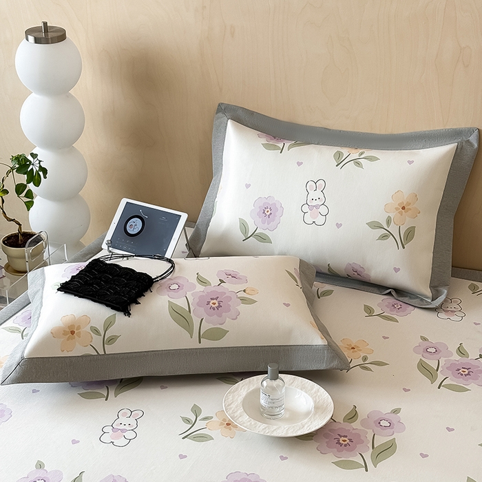 91家纺网 家纺一手货源 找家纺 （总）懒猫家纺 2026新款高精密冰丝抗菌防螨床席床笠凉席