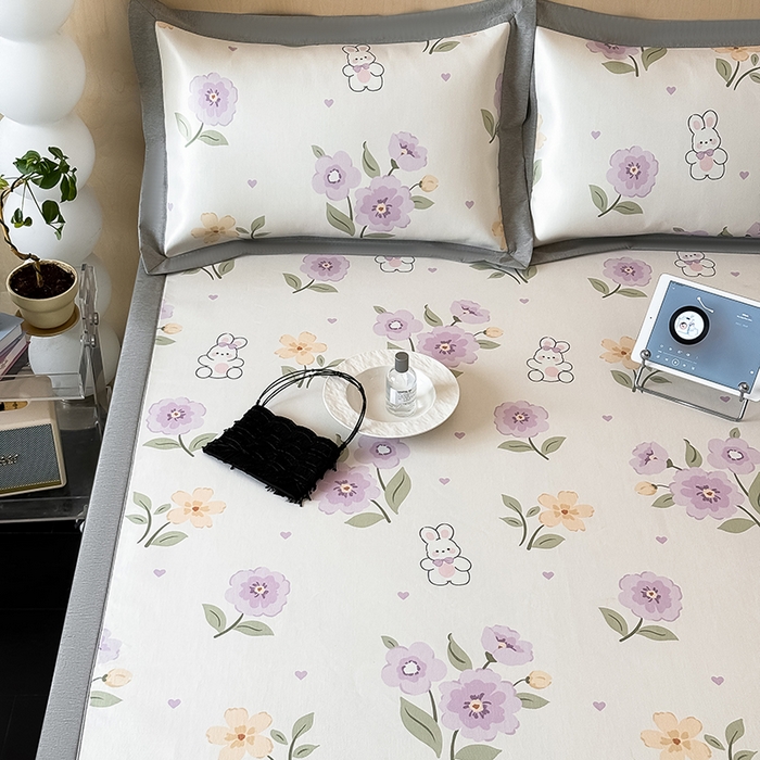 91家纺网 家纺一手货源 找家纺 （总）懒猫家纺 2026新款高精密冰丝抗菌防螨床席床笠凉席