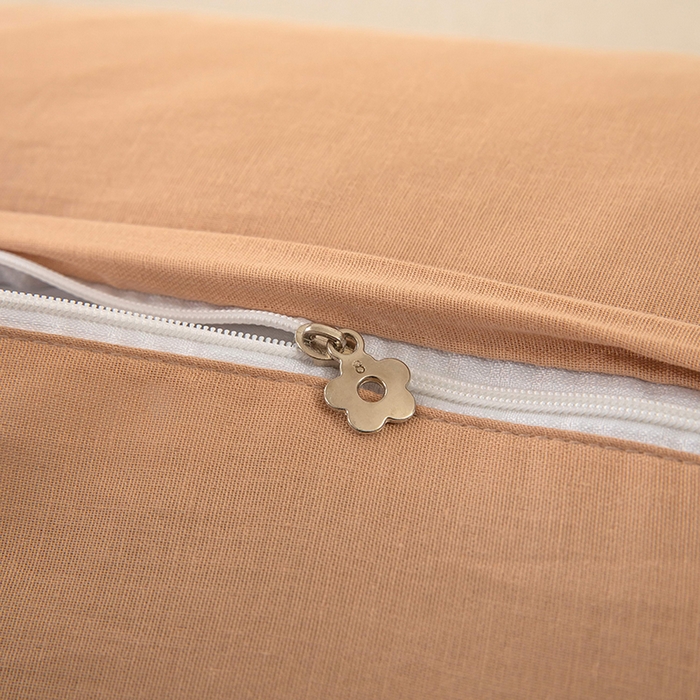 91家纺网 家纺一手货源 找家纺 梦莱家纺 2026新款水洗棉麻荞麦枕枕头枕芯系列-花边熊 花边熊-咖