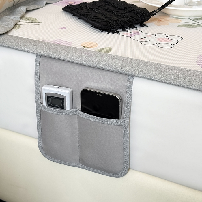 91家纺网 家纺一手货源 找家纺 懒猫家纺 2026新款高精密冰丝抗菌防螨床席床笠凉席 春日小兔床笠