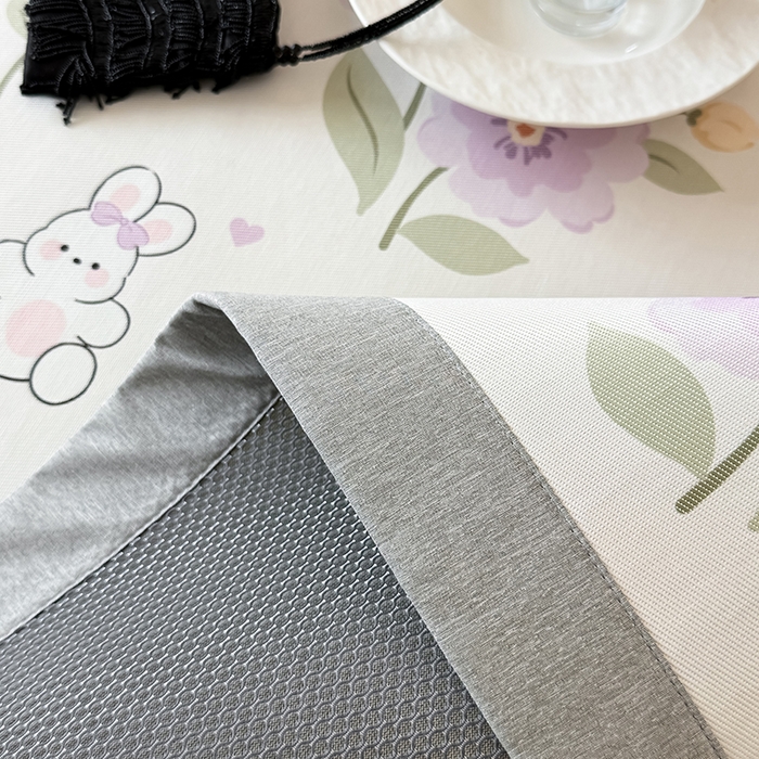 91家纺网 家纺一手货源 找家纺 懒猫家纺 2026新款高精密冰丝抗菌防螨床席床笠凉席 春日小兔床笠