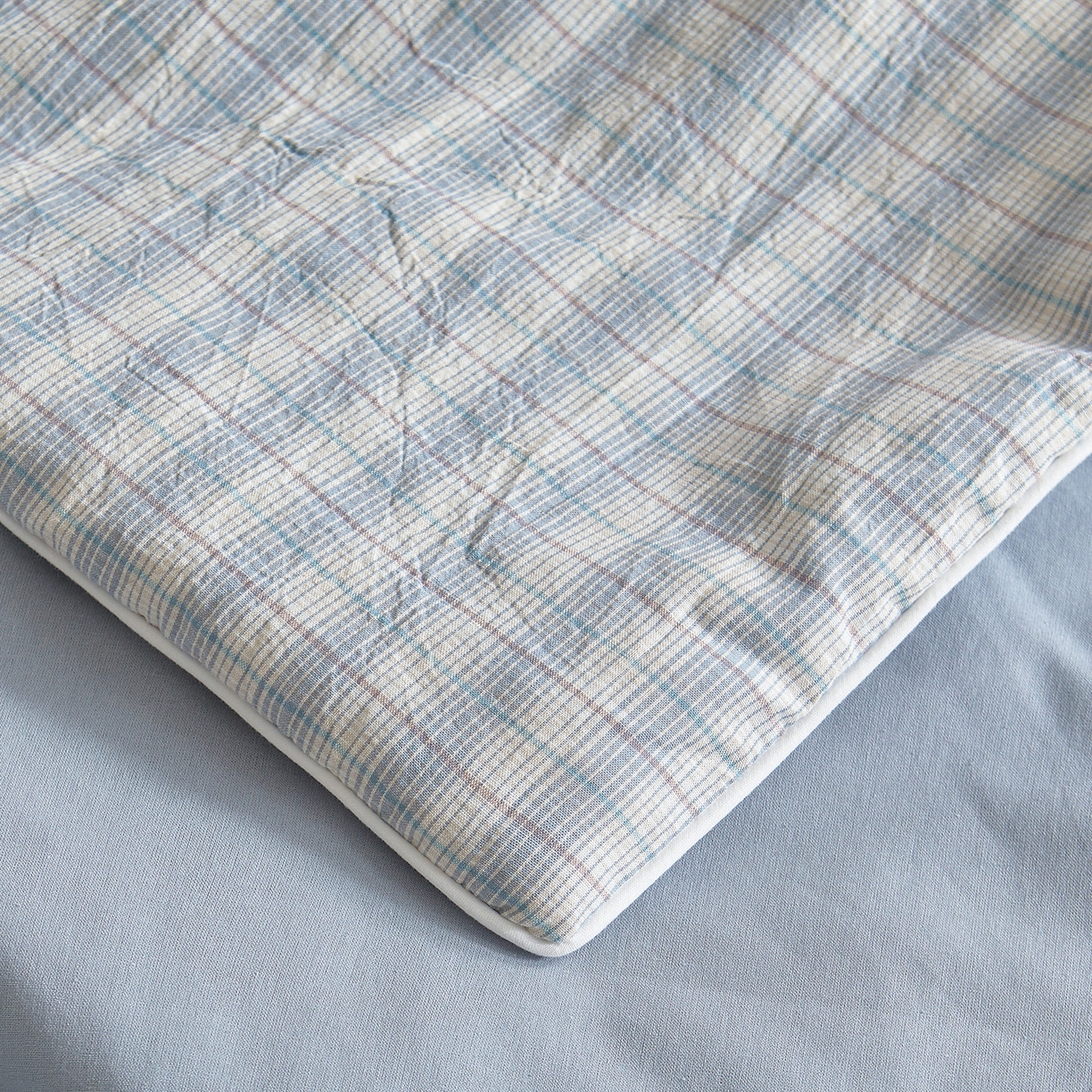 91家纺网 家纺一手货源 找家纺 金喜 2026新款A类全棉色织水洗棉夏被夏凉被 柠檬兰