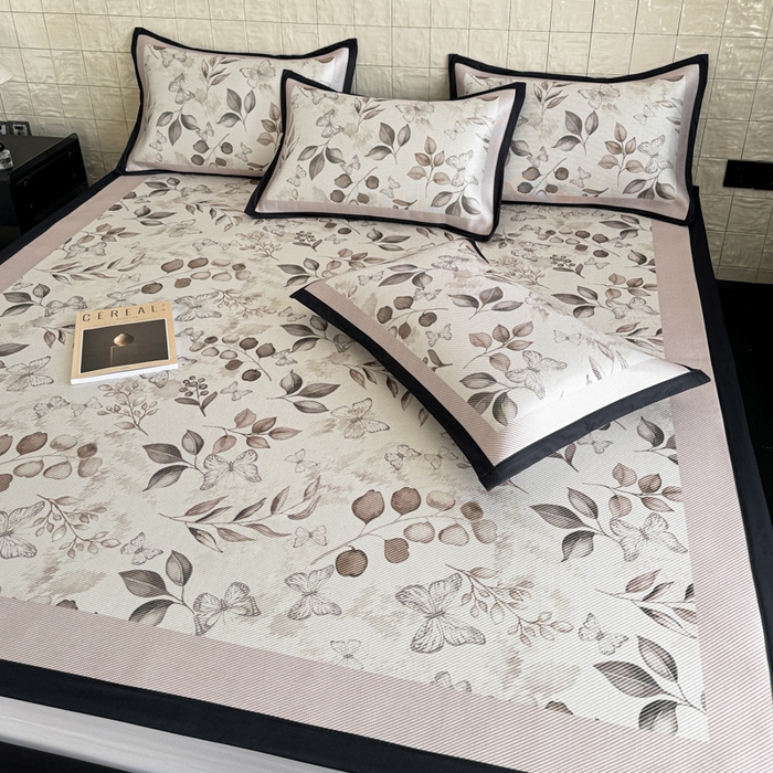 91家纺网 家纺一手货源 找家纺 （总）懒猫家纺 2026新款800D数码印花大版冰藤凉席