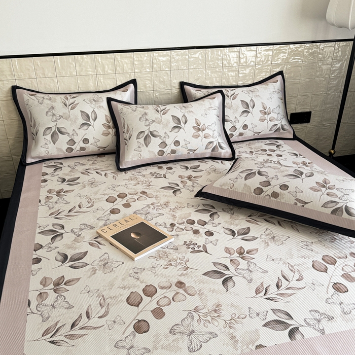 91家纺网 家纺一手货源 找家纺 （总）懒猫家纺 2026新款800D数码印花大版冰藤凉席