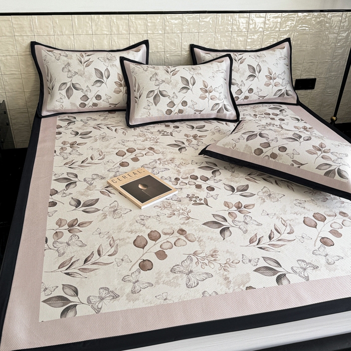 91家纺网 家纺一手货源 找家纺 （总）懒猫家纺 2026新款800D数码印花大版冰藤凉席