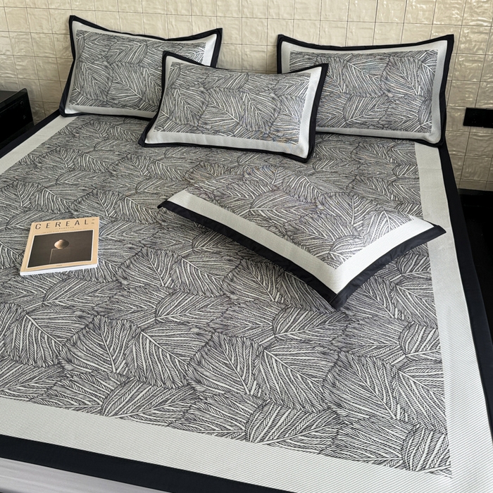 91家纺网 家纺一手货源 找家纺 懒猫家纺 2026新款800D数码印花大版冰藤凉席 莫莉斯